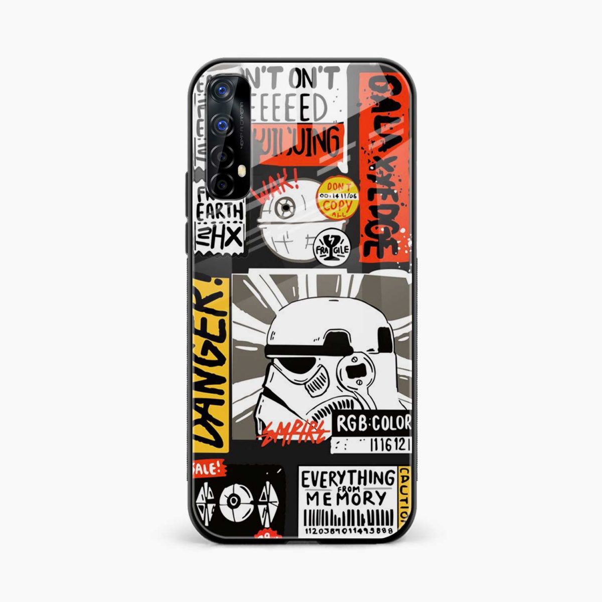 stormtrooper realme 7 back cover front view