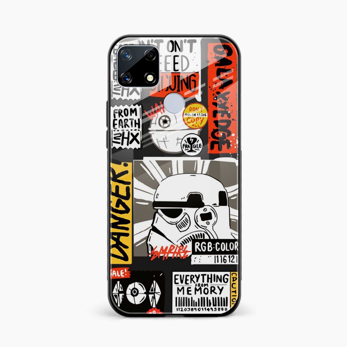 stormtrooper realme c12 back cover front view