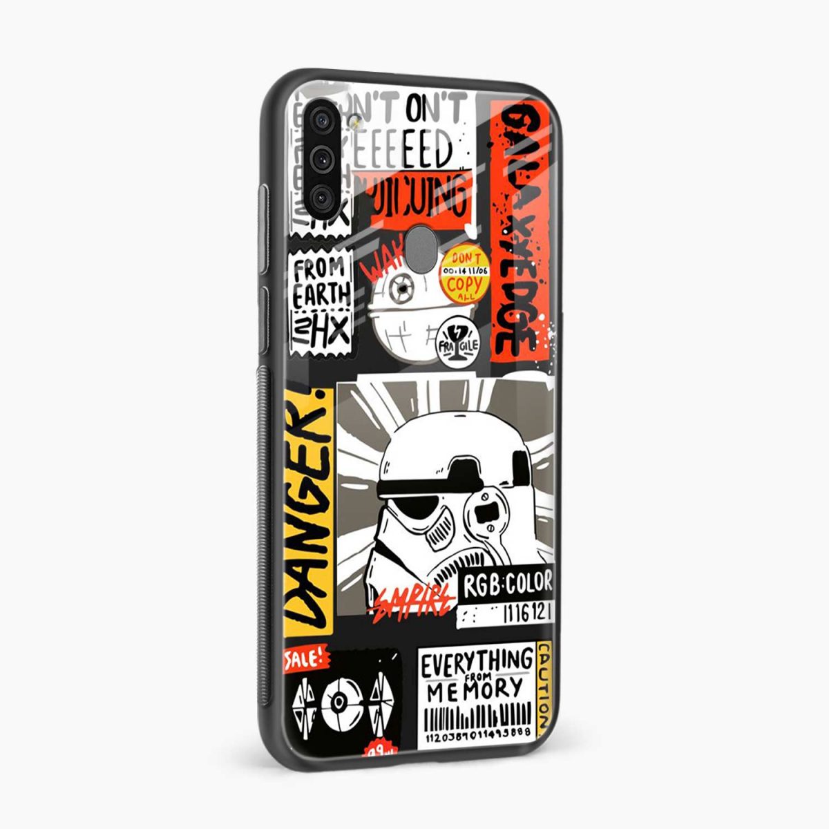 stormtrooper samsung a11 back cover side view
