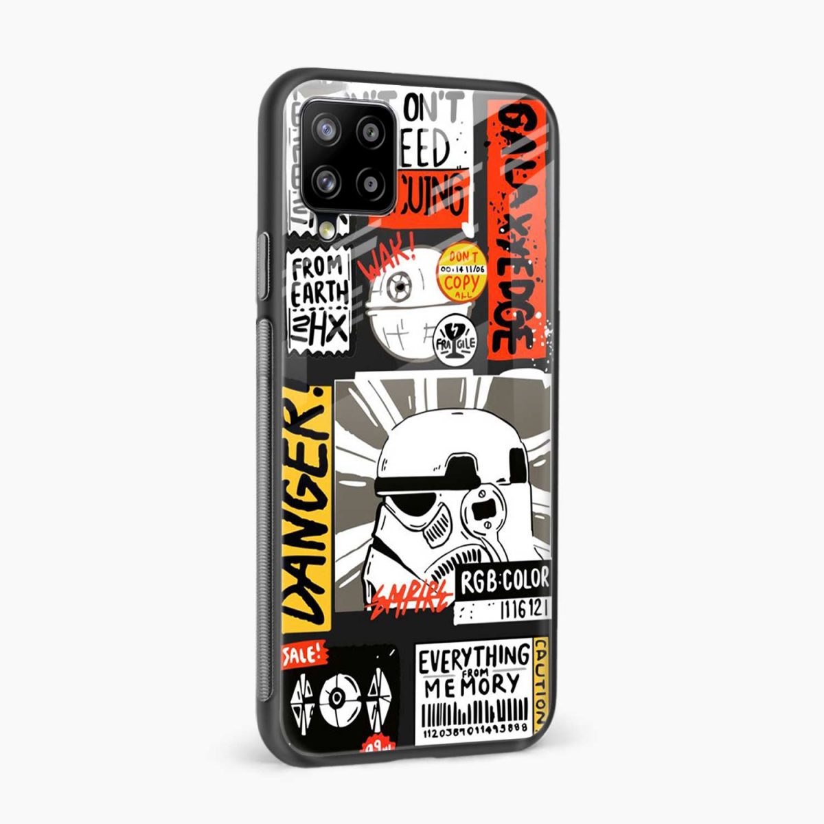 stormtrooper samsung a22 4g back cover side view