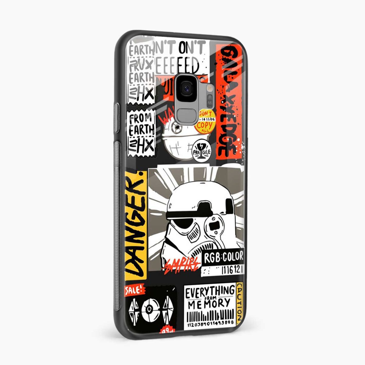 stormtrooper samsung s9 back cover side view