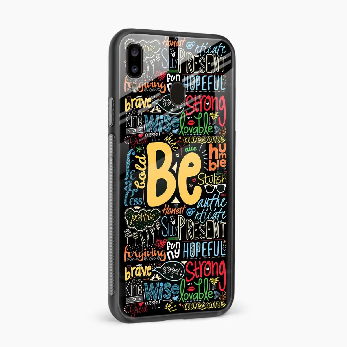 be you samsung a20 back cover side view