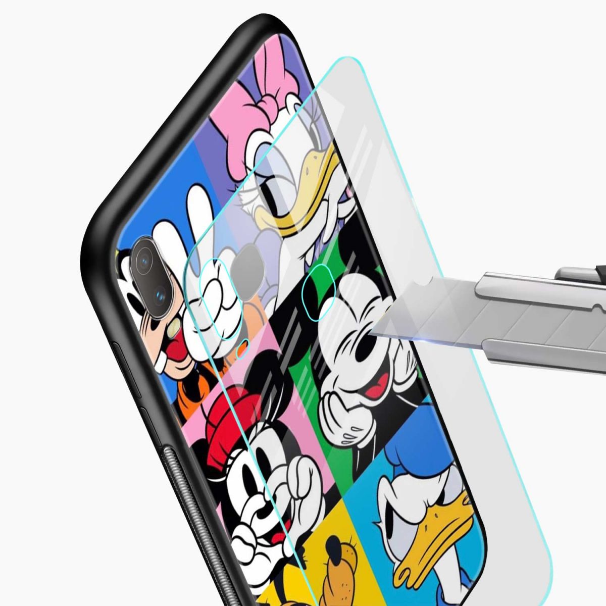 disneyland vivo y11 back cover glass view