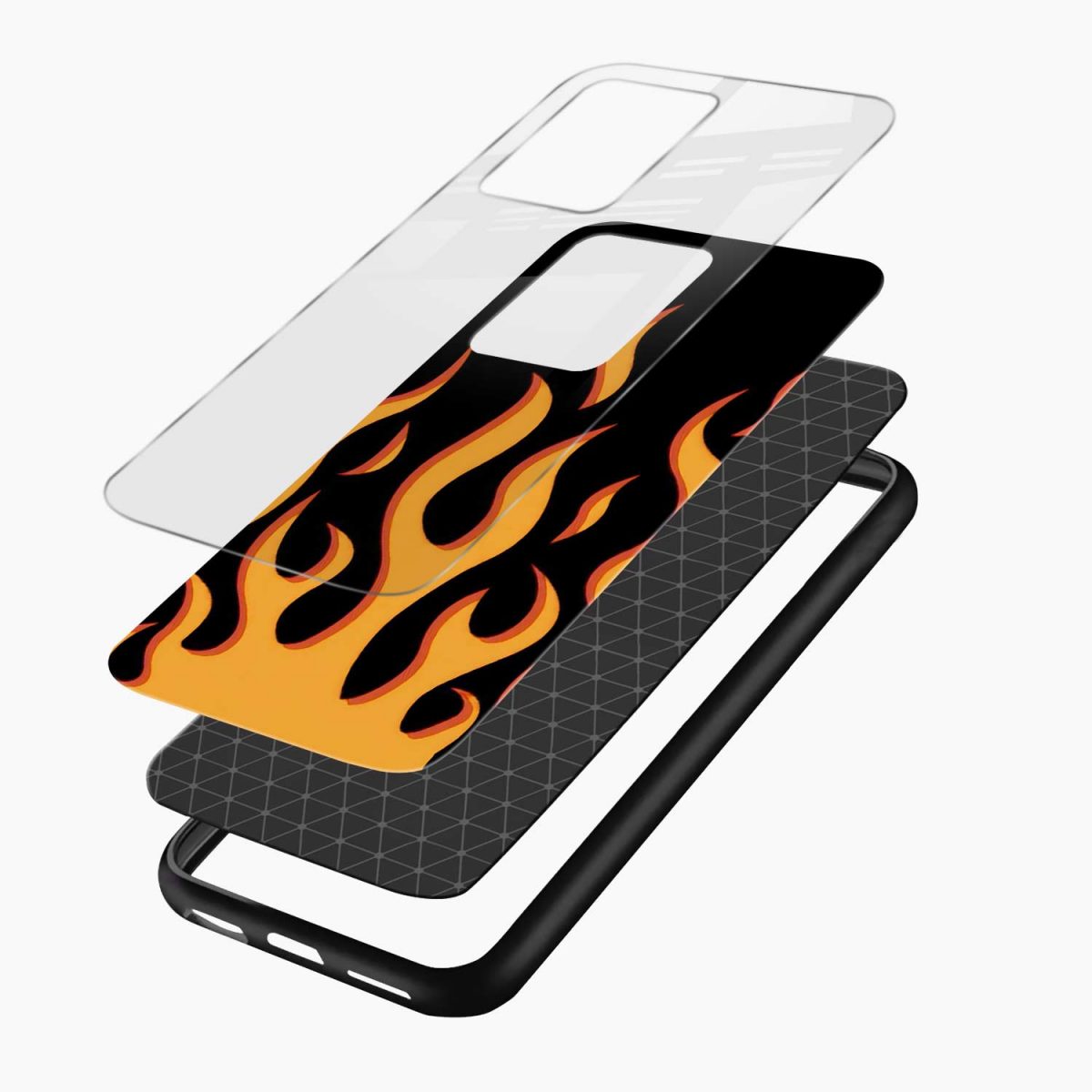 fire vivo y22 back cover layers view