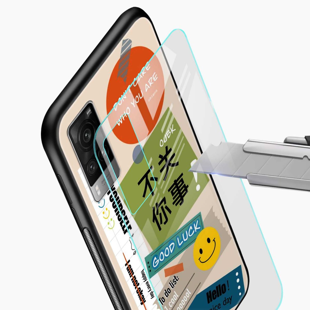 good luck vivo x60 pro back cover glass view
