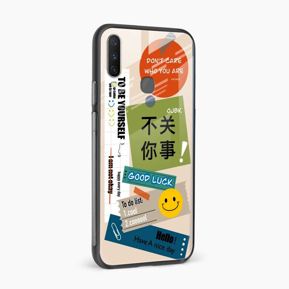 good luck vivo y17 back cover side view