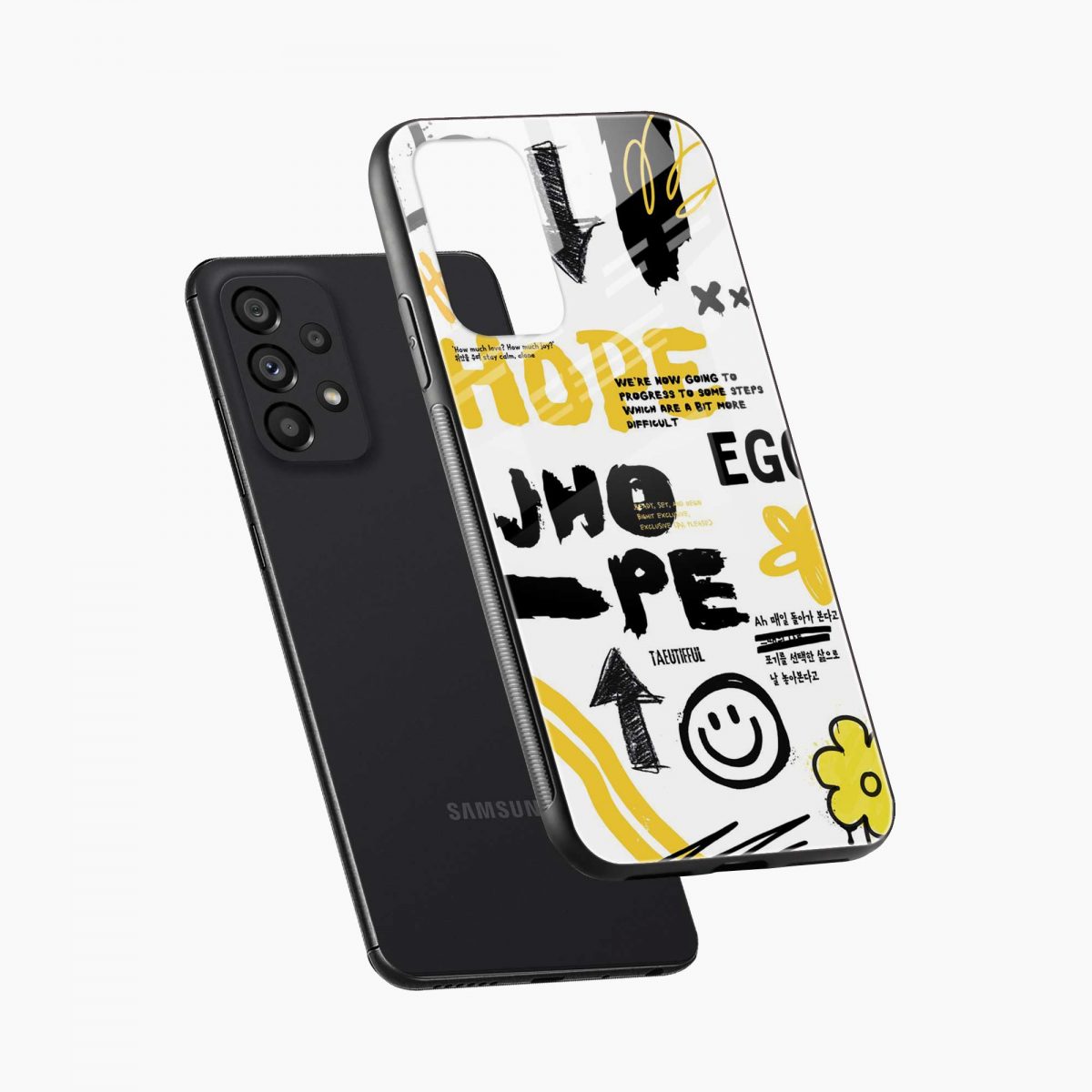 hope samsung a13 back cover diagonal view