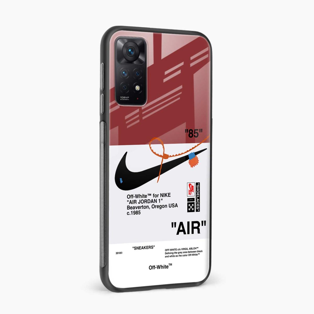 air off white redmi note 11 pro plus back cover side view