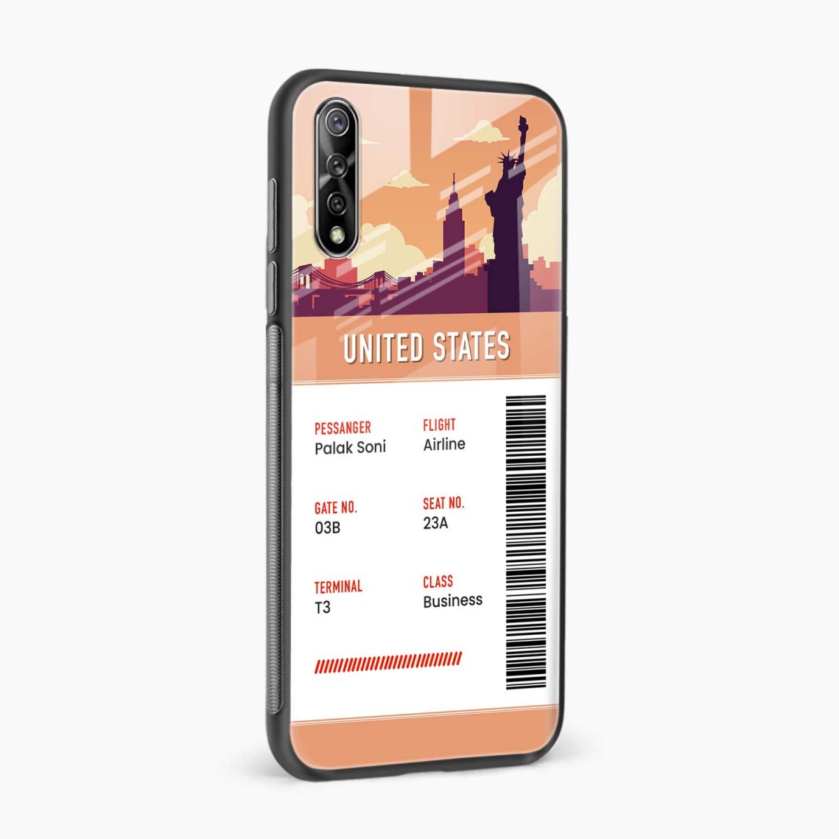 united states boarding pass vivo s1 back cover side view
