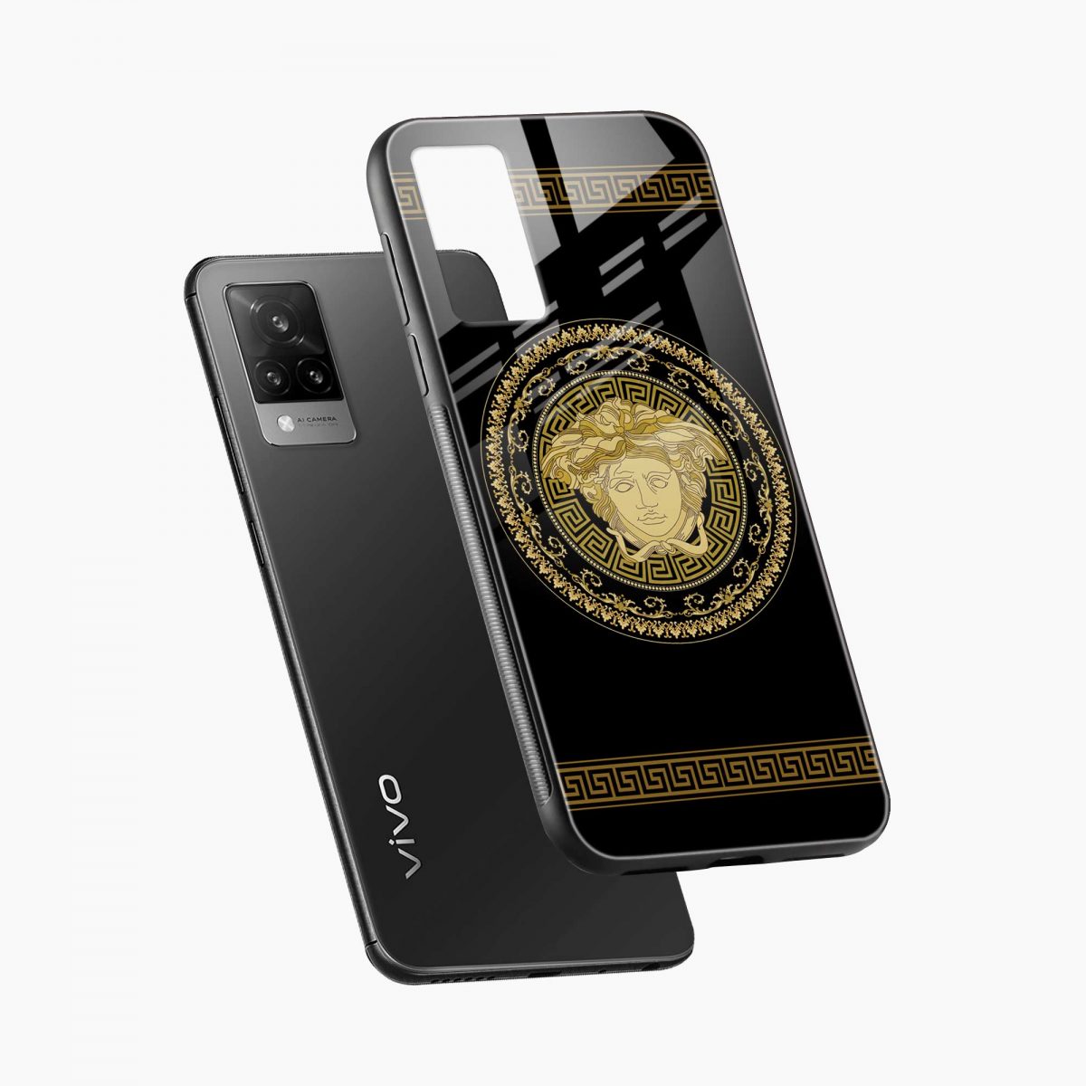 versace golden vivo v21 back cover diagonal view