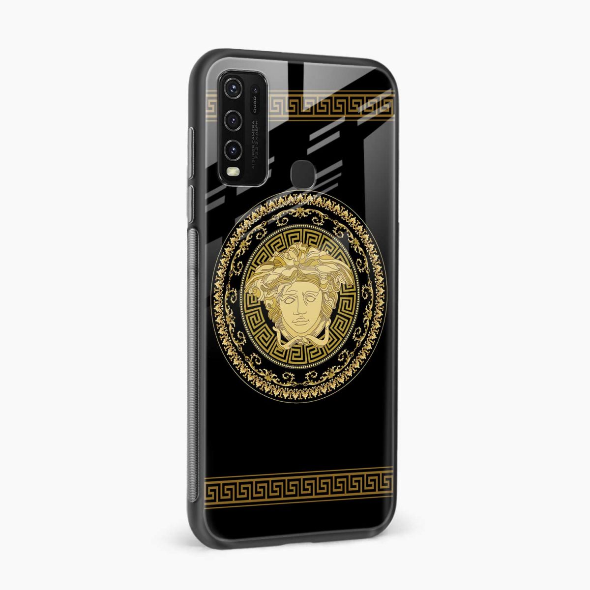 versace golden vivo y50 back cover side view
