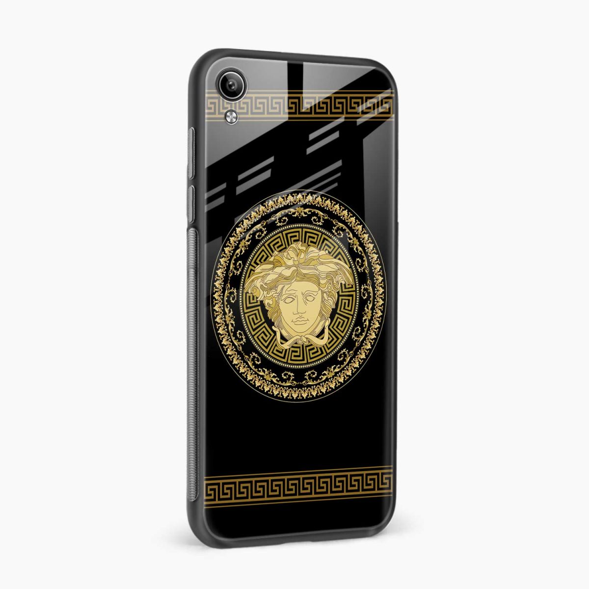 versace golden vivo y91i back cover side view